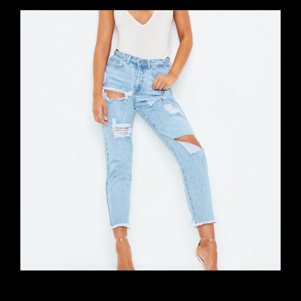 High Rise Mom Jeans New